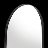 Espejo de Baño Gate Negro 50x3cm Ovalado con Marco En Pvc - ESPEJOS DE BANHO | Bylmo