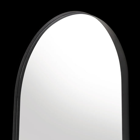 Espejo de Baño Gate Negro 50x3cm Ovalado con Marco En Pvc - ESPEJOS DE BANHO | Bylmo