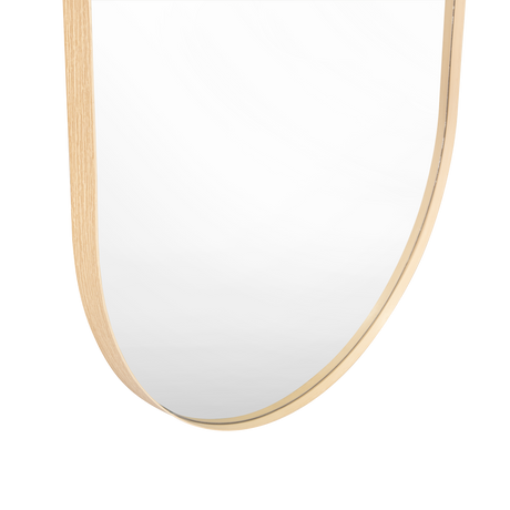 Espejo de Baño Gate Beige Claro 50x3cm Ovalado con Marco En Pvc - ESPEJOS DE BANHO | Bylmo