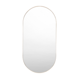 Espejo de Baño Gate Beige Claro 50x3cm Ovalado con Marco En Pvc - ESPEJOS DE BANHO | Bylmo