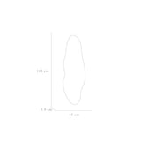 Espejo Led Praga Gris 50x1.9cm Asimetrico - ESPEJOS DE BANHO | Bylmo