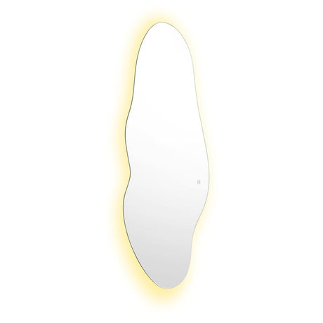 Espejo Led Praga Gris 50x1.9cm Asimetrico - ESPEJOS DE BANHO | Bylmo