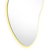 Espejo Led Praga Gris 50x1.9cm Asimetrico - ESPEJOS DE BANHO | Bylmo
