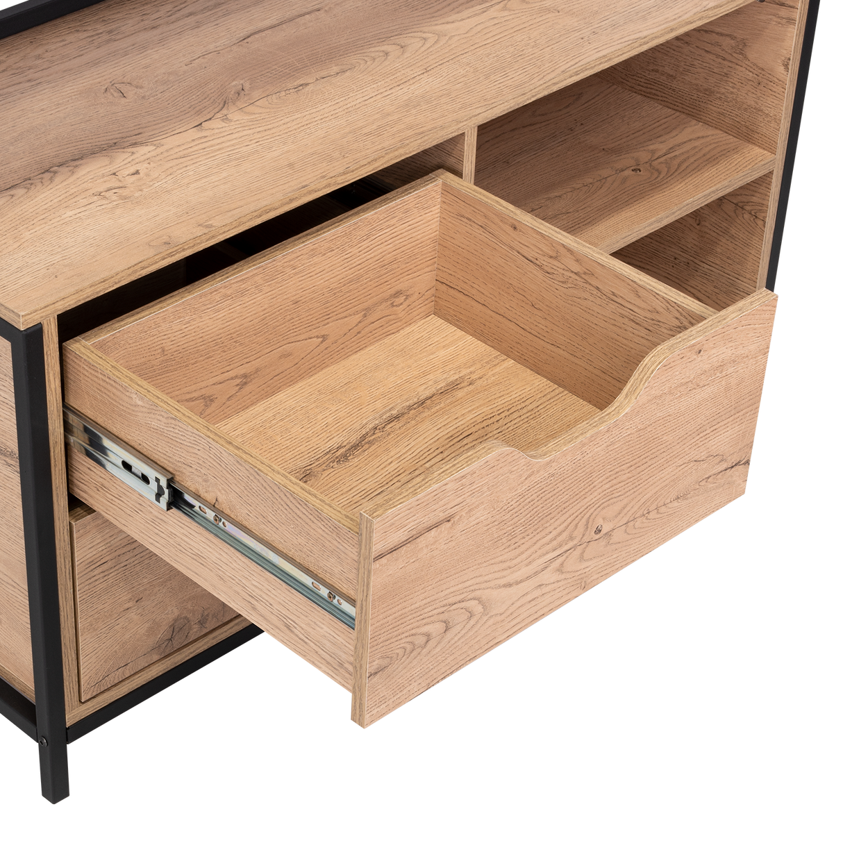 Estantería Wolfe Macadamia 100x205.2cm Rectangular con Nueve Compartimientos - BIBLIOTECAS Y ESTANTERIAS | Bylmo