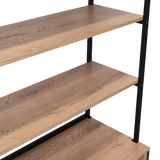 Estantería Wolfe Macadamia 100x205.2cm Rectangular con Nueve Compartimientos - BIBLIOTECAS Y ESTANTERIAS | Bylmo