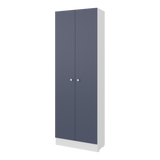 Alacena Blanco y Azul 60x180.6cm con Dos Puertas - ALACENAS Y MUEBLES MICROONDAS | Bylmo