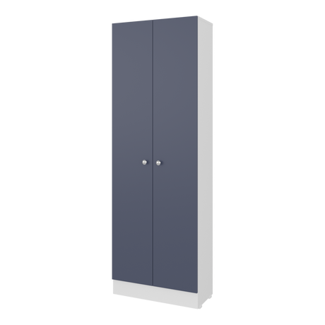 Alacena Blanco y Azul 60x180.6cm con Dos Puertas - ALACENAS Y MUEBLES MICROONDAS | Bylmo