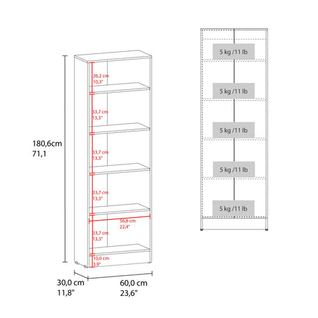 Alacena Blanco y Azul 60x180.6cm con Dos Puertas - ALACENAS Y MUEBLES MICROONDAS | Bylmo