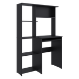 Centro de Computo Alden Eco Wengue 100x150cm con Organizador de Libros y sin Cajones - ESCRITORIOS | Bylmo