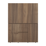 Closet Bea Gales y Blanco 150x200cm con Dos Cajones y con Seis Puertas - CLOSETS | Bylmo