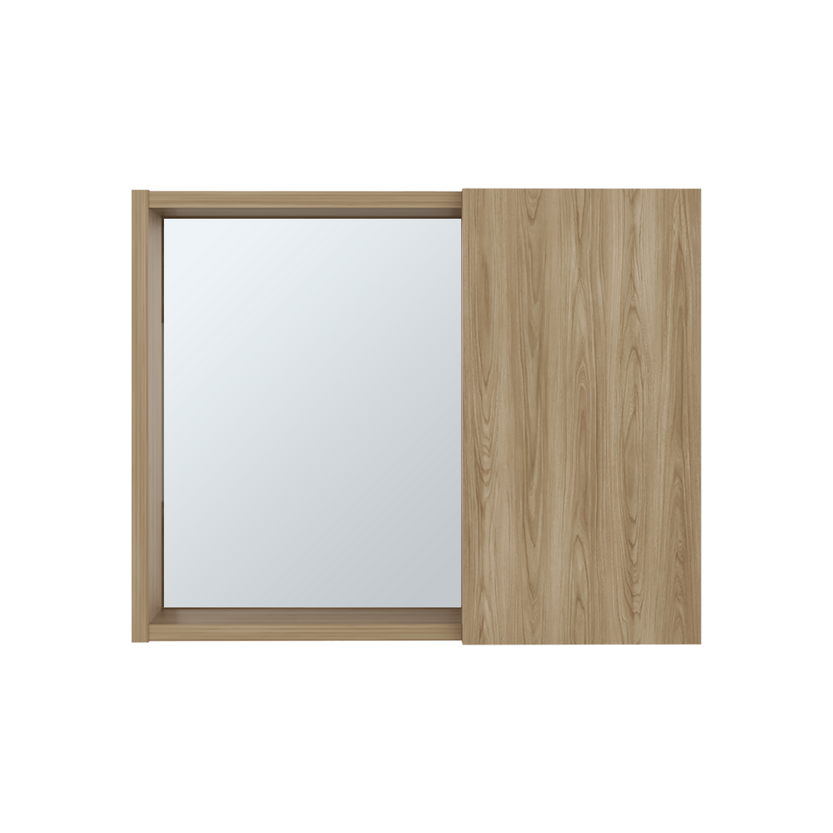 Gabinete de Baño Alessi Fresno 50.5x40.3cm con Espejo y con Un Entrepaño - GABINETES DE BANHO | Bylmo