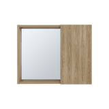 Gabinete de Baño Alessi Fresno 50.5x40.3cm con Espejo y con Un Entrepaño - GABINETES DE BANHO | Bylmo