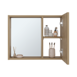 Gabinete de Baño Alessi Fresno 50.5x40.3cm con Espejo y con Un Entrepaño - GABINETES DE BANHO | Bylmo