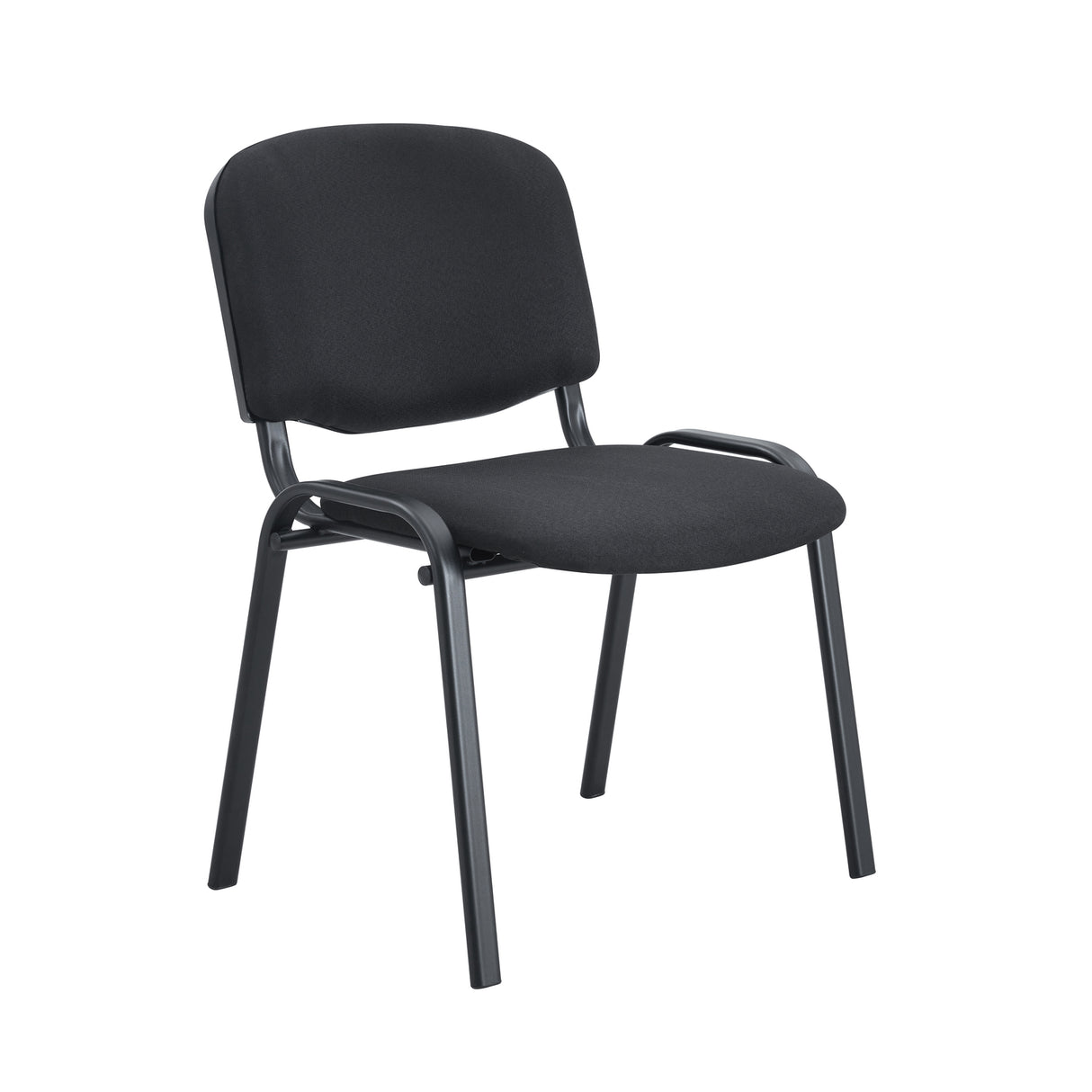 Silla Interlocutora BM 1105 Negro 54x77cm con Espaldar y con Asiento Rectangular - SILLAS Y BUTACOS | Bylmo