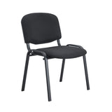 Silla Interlocutora BM 1105 Negro 54x77cm con Espaldar y con Asiento Rectangular - SILLAS Y BUTACOS | Bylmo