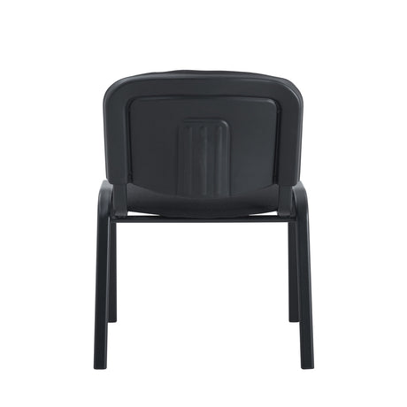 Silla Interlocutora BM 1105 Negro 54x77cm con Espaldar y con Asiento Rectangular - SILLAS Y BUTACOS | Bylmo
