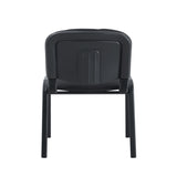 Silla Interlocutora BM 1122 Negro 54x77cm con Espaldar y con Asiento Rectangular - SILLAS Y BUTACOS | Bylmo