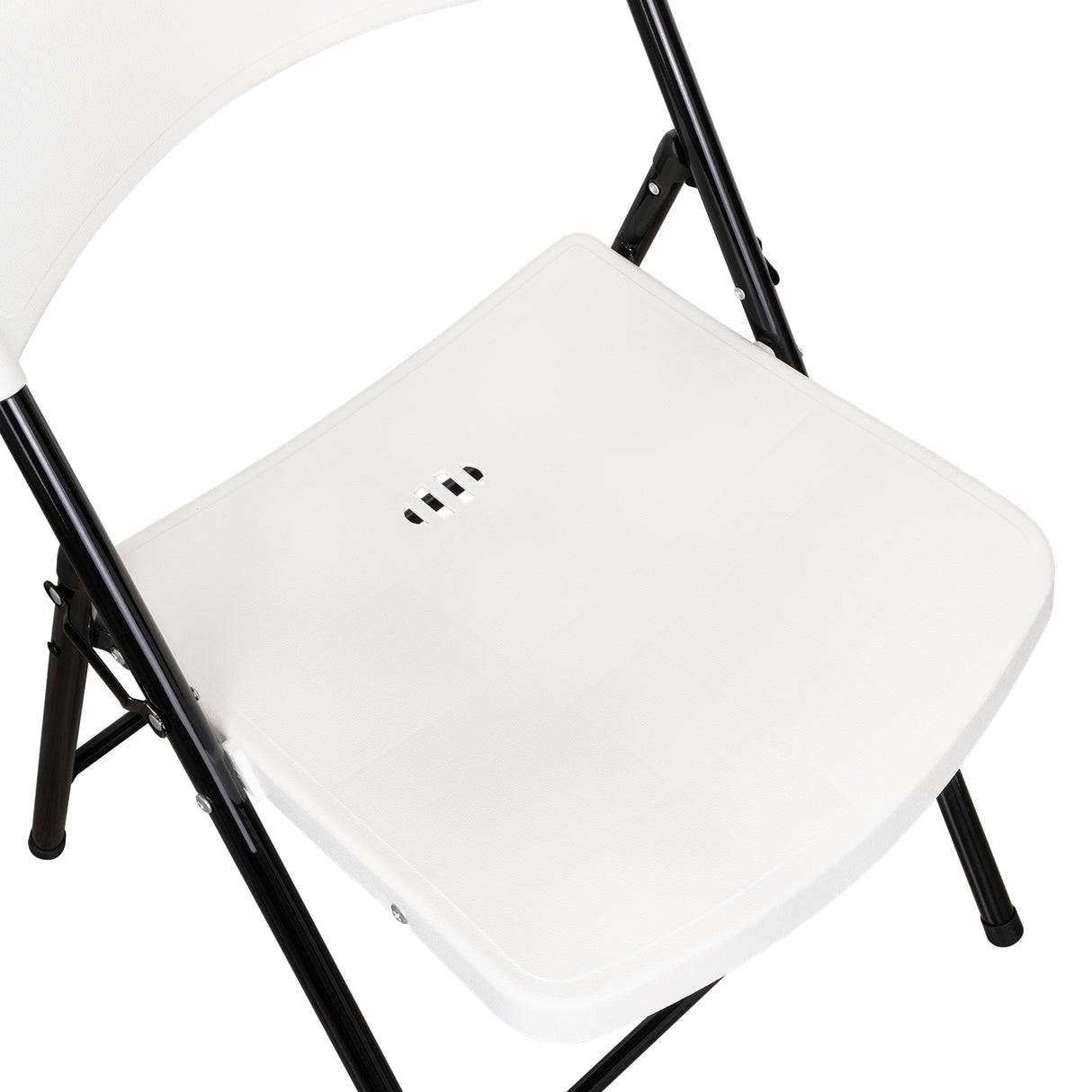 Silla Plegable BM F05 Blanco 39.5x79cm con Espaldar y con Asiento Rectangular - SILLAS Y BUTACOS | Bylmo
