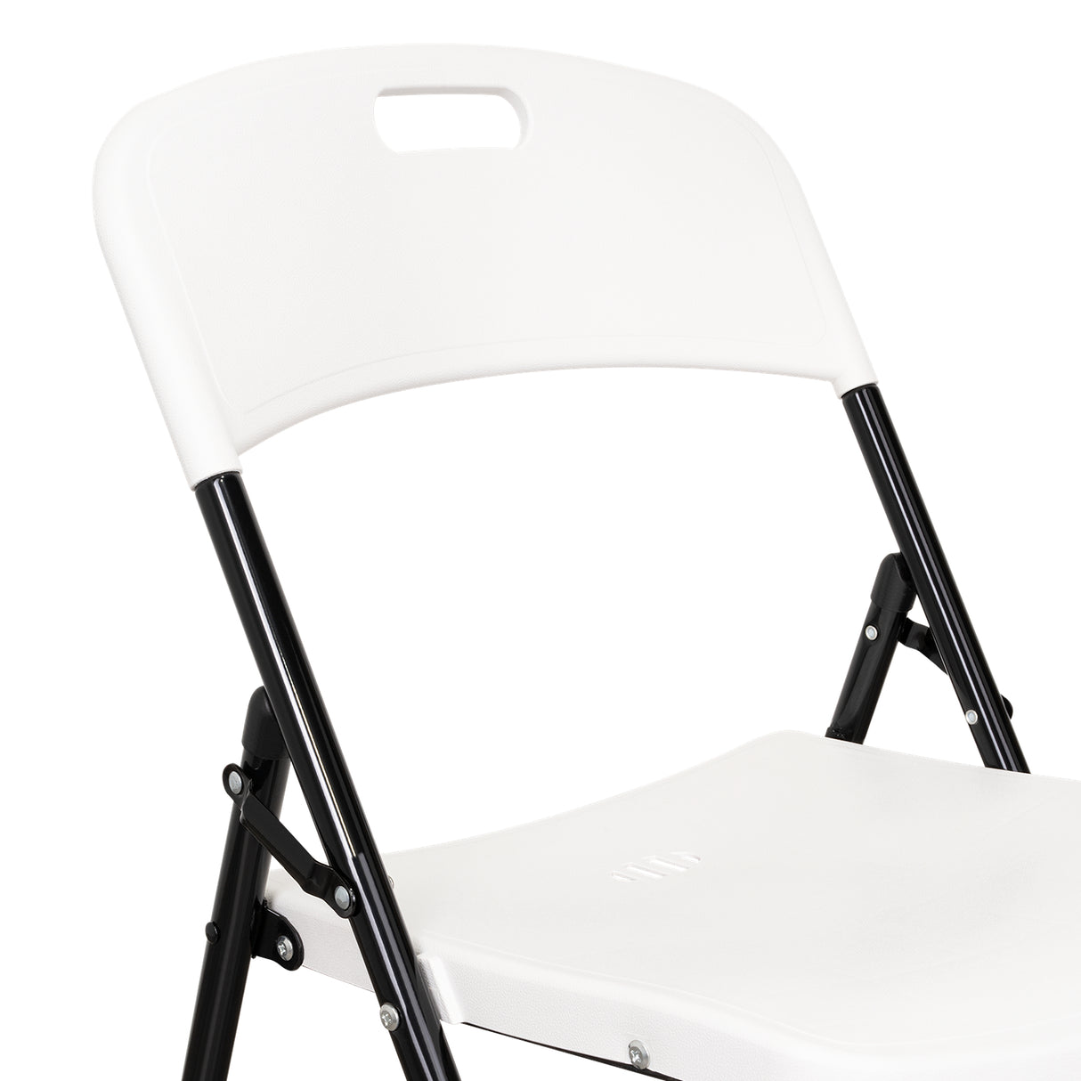 Silla Plegable BM F05 Blanco 39.5x79cm con Espaldar y con Asiento Rectangular - SILLAS Y BUTACOS | Bylmo