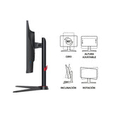 Monitor Gamer Kalley 27" Pulgadas Negro 61.3x49.5cm Full Hd 1080P LED con Tecnologia VA - MONITORES | Bylmo
