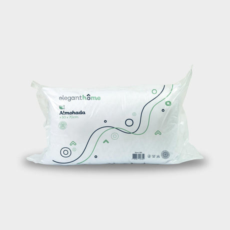 Combo 2 Almohadas Blanco 50x70cm de Fibra Siliconada Suave Para dormir Boca Arriba - ALMOHADAS | Bylmo