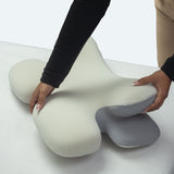 Almohada Comfort Max Gris 62x35cm de Espuma De Poliuretano Medio Para dormir Boca Arriba Y De Costado - ALMOHADAS | Bylmo