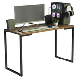 Escritorio Industrial Marron 120x73cm sin Cajones - ESCRITORIOS | Bylmo