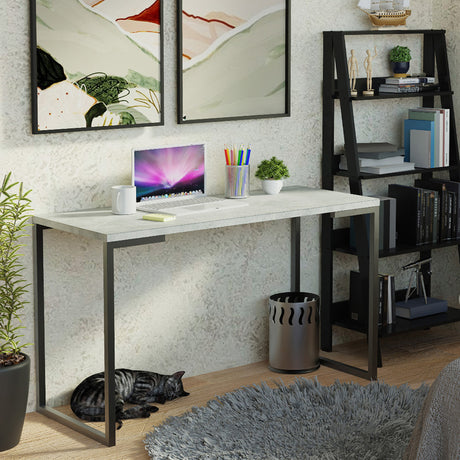 Escritorio Industrial Gris 120x73cm sin Cajones - ESCRITORIOS | Bylmo