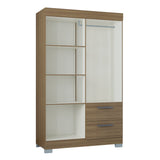 Closet Toquia Castaño 110x188cm con Dos Cajones y con Cuatro Puertas - CLOSETS | Bylmo
