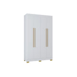 Closet Barcelona Blanco 120x202cm con Dos Cajones y con Cuatro Puertas - CLOSETS | Bylmo