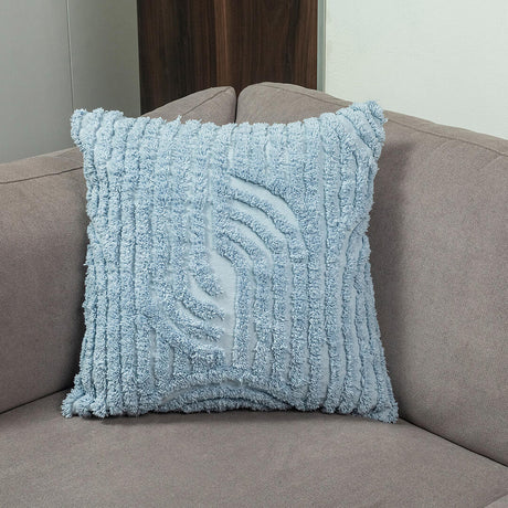 Funda de Cojín Artisan Azul 45x1cm Cuadrado de Lineas - FUNDAS DE COJINES | Bylmo