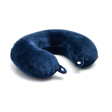 Almohada de Viaje Azul 30x30cm Suave Fondo Entero - ALMOHADAS DE VIAJE | Bylmo