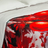 Cubrelecho Navideño Blanco 160x190cm Doble Faz Acolchado para cama Queen 160 X 190 Cm de Bolas De Navidad - TENDIDOS Y CUBRELECHOS | Bylmo