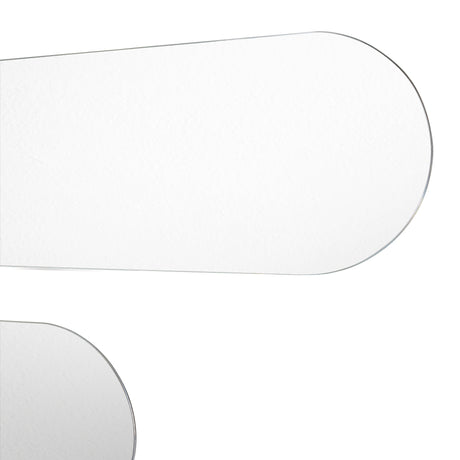 Set X 3 Espejos de pared Estambul Gris 120x20cm Ovalado sin Marco - ESPEJOS DE PARED | Bylmo