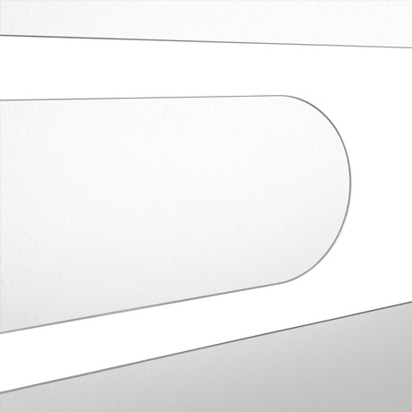 Set X 3 Espejos de pared Estambul Gris 120x20cm Ovalado sin Marco - ESPEJOS DE PARED | Bylmo