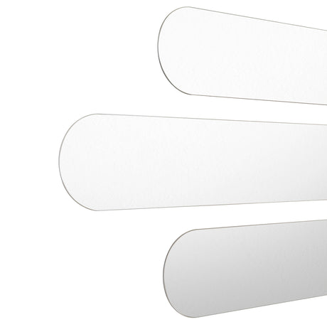 Set X 3 Espejos de pared Estambul Gris 120x20cm Ovalado sin Marco - ESPEJOS DE PARED | Bylmo