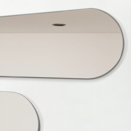 Set X 3 Espejos de pared Estambul Gris 120x20cm Ovalado sin Marco - ESPEJOS DE PARED | Bylmo