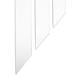 Set X 3 Espejos de pared Ottawa Gris 20x120cm Asimétrico sin Marco - ESPEJOS DE PARED | Bylmo