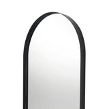 Espejo de Baño Grecia Negro 40x76cm Ovalado con Marco En PVC - ESPEJOS DE BANHO | Bylmo