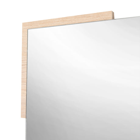 Espejo de Baño Aleska Madera Clara Natural 49x64cm Rectangular con Marco En Madera - ESPEJOS DE BANHO | Bylmo