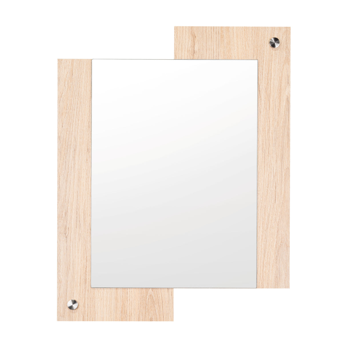 Espejo de Baño Paduk Madera Clara Natural 56x71cm Rectangular con Marco En Madera - ESPEJOS DE BANHO | Bylmo