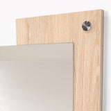 Espejo de Baño Paduk Madera Clara Natural 56x71cm Rectangular con Marco En Madera - ESPEJOS DE BANHO | Bylmo