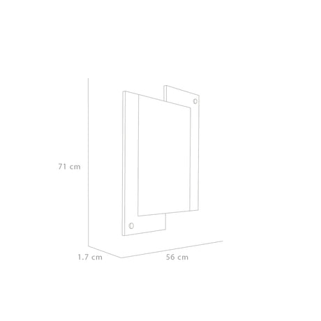 Espejo de Baño Paduk Madera Clara Natural 56x71cm Rectangular con Marco En Madera - ESPEJOS DE BANHO | Bylmo