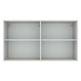 Gabinete Superior de Garaje Blanco 120x66cm Resistente a la Humedad con Un Compartimiento - GABINETES SUPERIORES PARA GARAJE | Bylmo