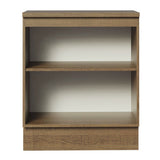 Mueble Inferior de Cocina Agata Marron y Blanco 70x84cm Sin Cajones con Mesón de Madera y sin Estufa - MUEBLES INFERIORES DE COCINA | Bylmo