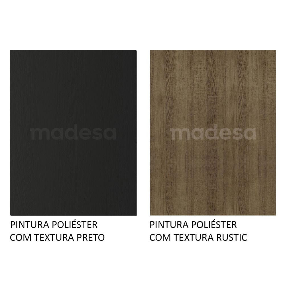 Combo Escritorio Gamer y Panel de TV Negro y Marron 136x75cm para TV hasta 65 Pulgadas Sin Cajones y con Organizador de Libros y Consolas - ESCRITORIOS | Bylmo