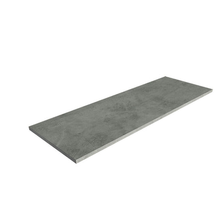 Mesón de Cocina Gris 150x52cm de Madera Aglomerada Mdp Acabado Mate sin Pozuelo - MESONES DE COCINA | Bylmo