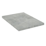 Mesón de Cocina Gris 40x60cm de Madera Aglomerada Mdp Acabado Mate sin Pozuelo - MESONES DE COCINA | Bylmo