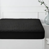 Protector de Colchón Negro Sencillo 100 X 190 Cm Antifluido - PROTECTORES DE COLCHON | Bylmo