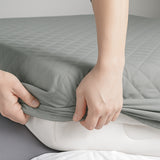 Protector de Colchón Gris Sencillo 100 X 190 Cm Antifluido - PROTECTORES DE COLCHON | Bylmo